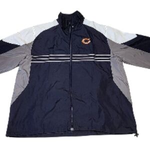 Reebok Men's Black and Gray Windbreaker